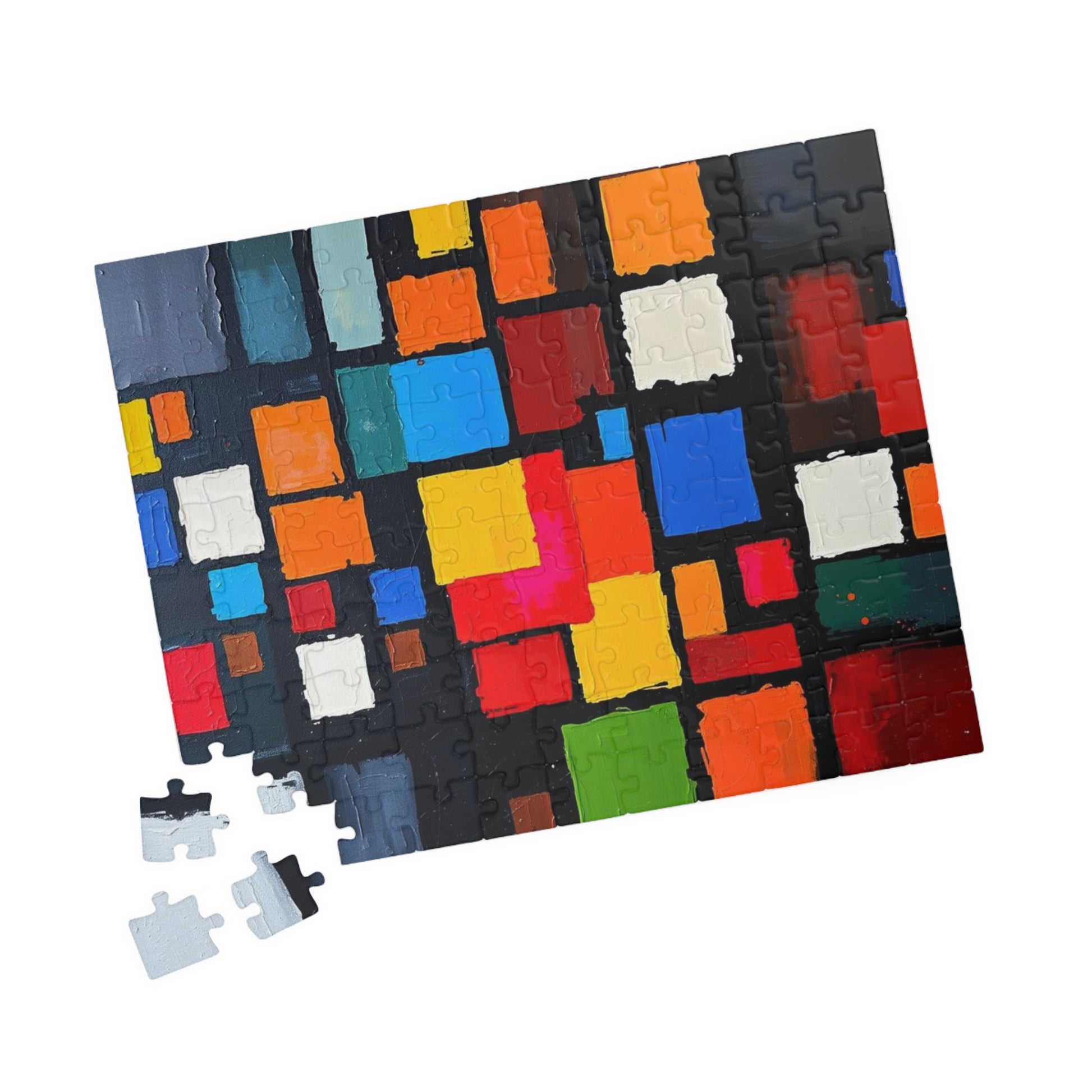 Colorful Abstract Puzzle for Art Lovers, Home Entertainment, Unique Gift for Friends and Family Activity Game Night, Adult Fun Puzzle The Puzzle Chest