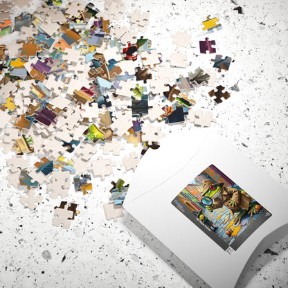 Detective Frog Jigsaw Puzzle - Whimsical Animal Jigsaw for Puzzle Lovers, Family Fun, Game Night, Creative Gift for Adults, Brain Teaser Puzzle The Puzzle Chest