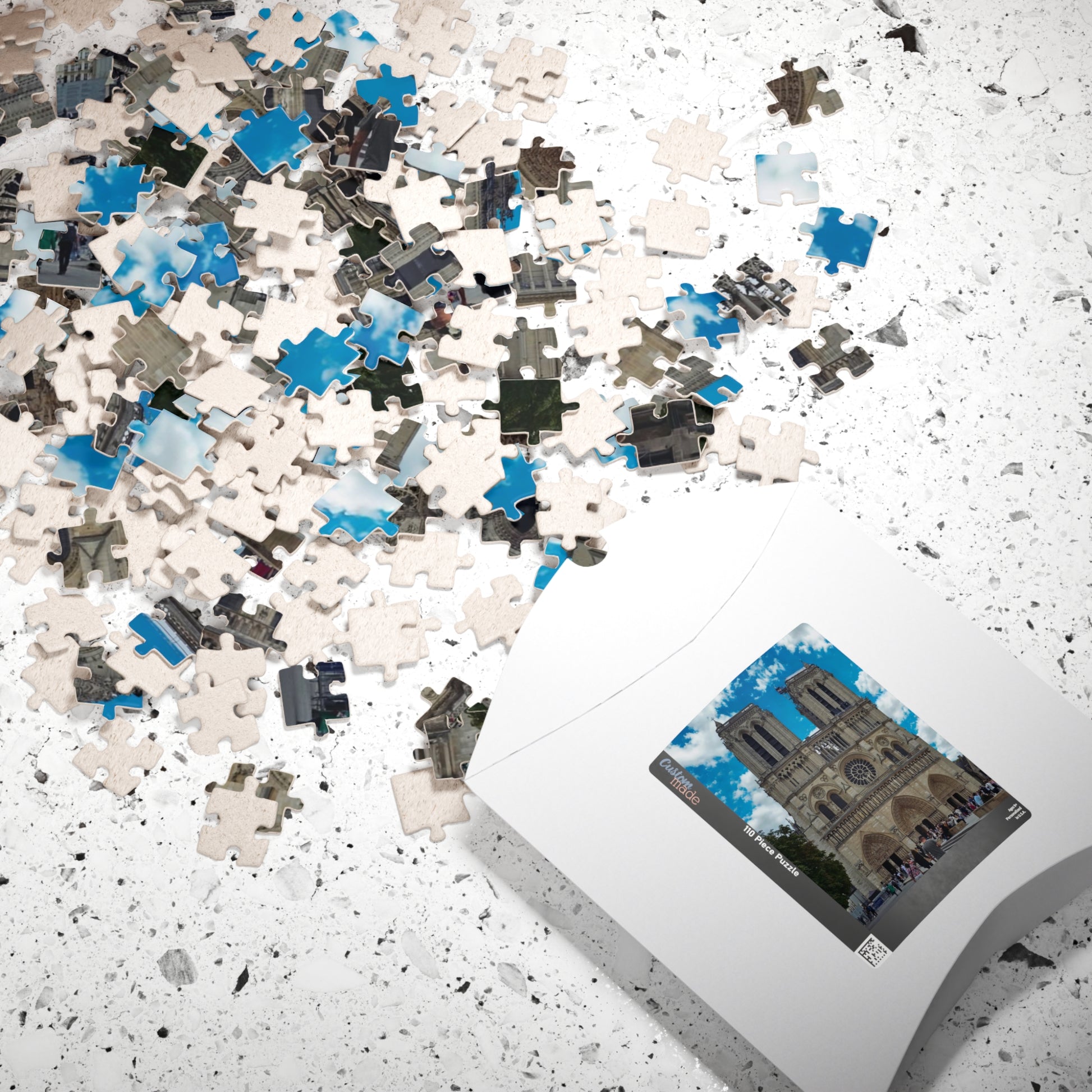 Notre Dame Cathedral Jigsaw Puzzle - Realistic Historical Landmark, Paris France Famous Monument Church, French Gothic Architecture Puzzle The Puzzle Chest