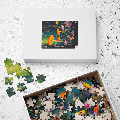 Mushroom Forest Puzzle, Nature-Themed Jigsaw Game, 110-1014 Piece Family or Solo Fun, Holiday Birthday Gift for Nature Lover, Friend Puzzle The Puzzle Chest