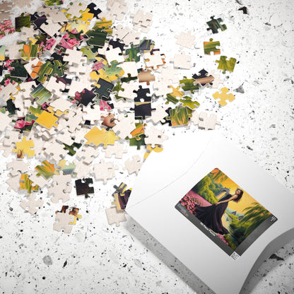 Lilywater Reverie Jigsaw Puzzle, Elegant Landscape Puzzle, Woman Art Holiday or Birthday Gift for Adult, Solo or Family Fun, Creative Hobby Puzzle The Puzzle Chest