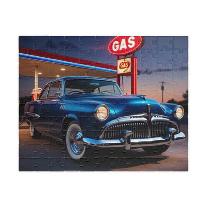 Vintage Car Puzzle - Classic 1958 Hawk, Nostalgic Automotive Art for Puzzle Lovers Puzzle The Puzzle Chest