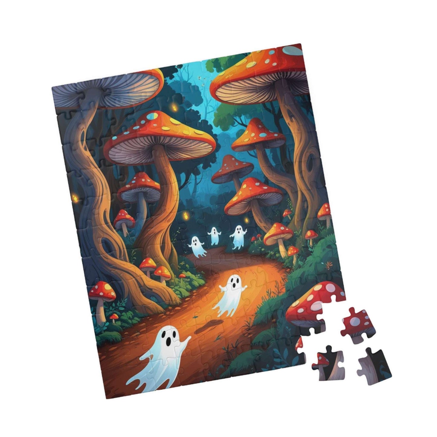 Charming Ghostly Adventure Halloween Jigsaw Puzzle for Adults, 110-1014 Pieces