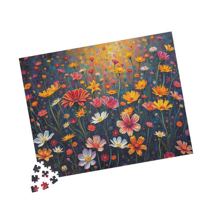 Floral Garden Puzzle, Jigsaw Puzzle for Adults, Fun Family Activity, Gift for Birthday, Relaxing Indoor Game, Brain Teaser, Mindfulness Puzzle The Puzzle Chest