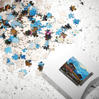 Scenic Mountain Puzzle | 110, 252, 520, 1014-piece | Family Activity, Gifts for Nature Lovers, Cozy Night In, Brain Teaser Fun, Puzzle The Puzzle Chest