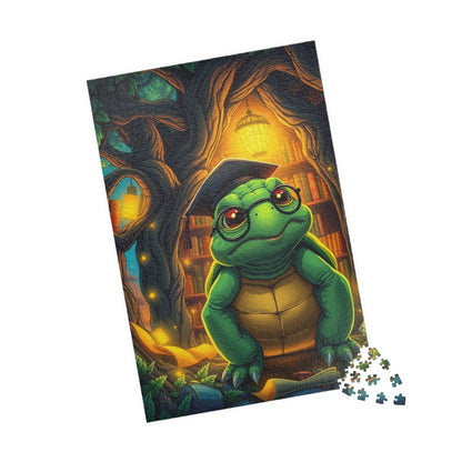 Whimsical Turtle Jigsaw Puzzle, Fun Gift for Adults, Educational Brain Teaser, Perfect for Family Game Night, Home Entertainment Puzzle The Puzzle Chest
