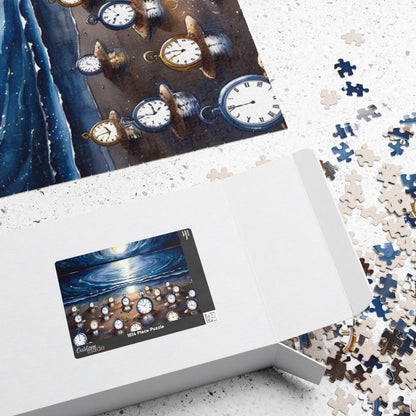 Fantasy Jigsaw Puzzle, Weirdcore Night Beach Scene 252 520 1014 Piece Game, Gift for Puzzle Lovers, Mindfulness Activity Stress Relief Hobby Puzzle The Puzzle Chest