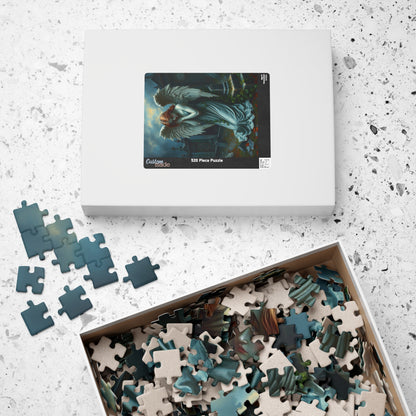 Gothic Angel Statue Puzzle, Mystical Jigsaw Game for Adults, Unique Gift for Puzzle Lovers, Spiritual Art, Perfect for Halloween, Meditation Puzzle The Puzzle Chest