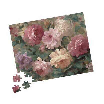 Floral Vintage Roses Puzzle – Botanical Jigsaw Puzzle