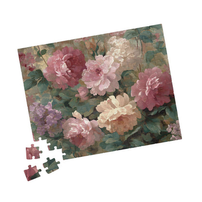 Floral Vintage Roses Puzzle – Botanical Jigsaw Puzzle