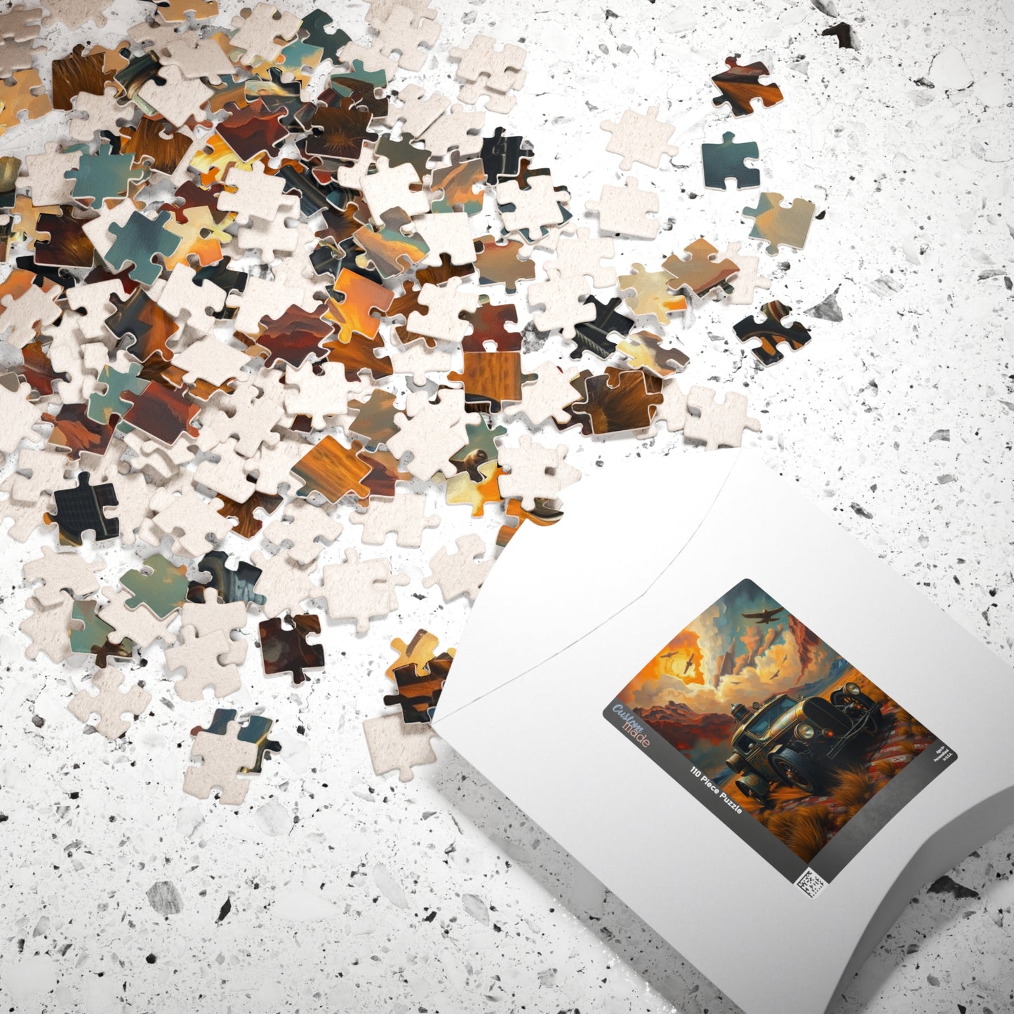 Vintage Car Puzzle, Nostalgic Jigsaw, Classic Auto Art, Gift for Him Car Enthusiasts, Solo Fun or Family Activity Puzzle The Puzzle Chest