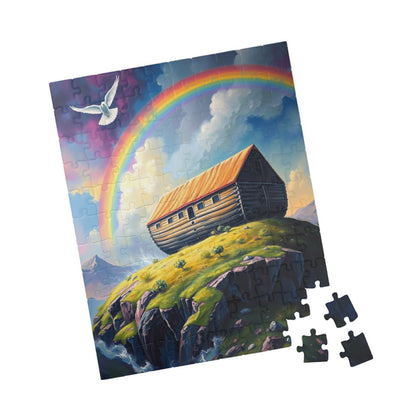 Noah's Ark Jigsaw Puzzle, Perfect for Family Game Night, Religious Holiday Birthday Gift for Friends, Fun Home Entertainment, Relaxing Hobby Puzzle The Puzzle Chest