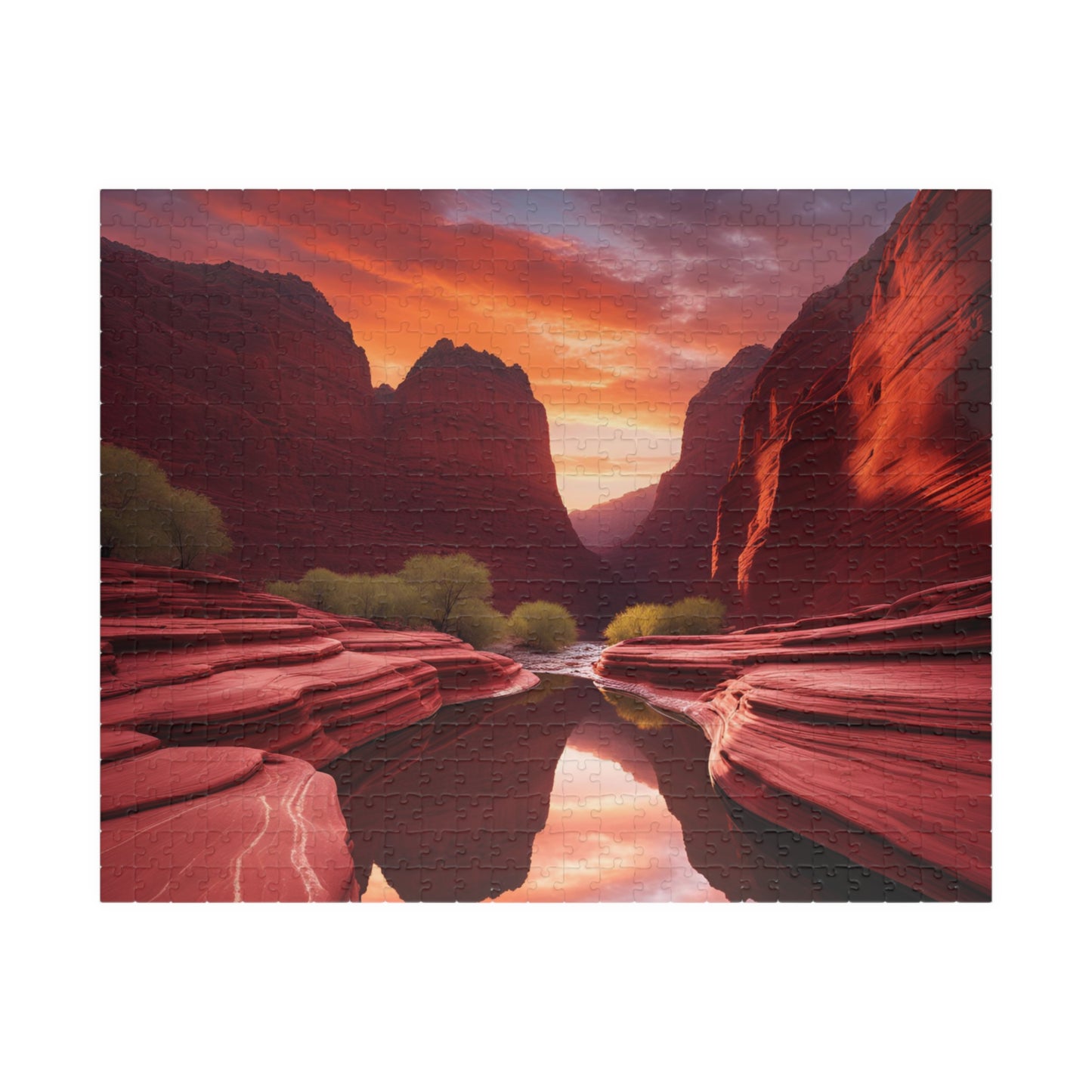 Stunning Sunset Puzzle for Adult, 110-1014 Piece Jigsaw for Family Fun Game, Relaxing Friend Gift for Nature Lover, Ideal for Cozy Nights In 520 pcs (Horizontal) Puzzle The Puzzle Chest