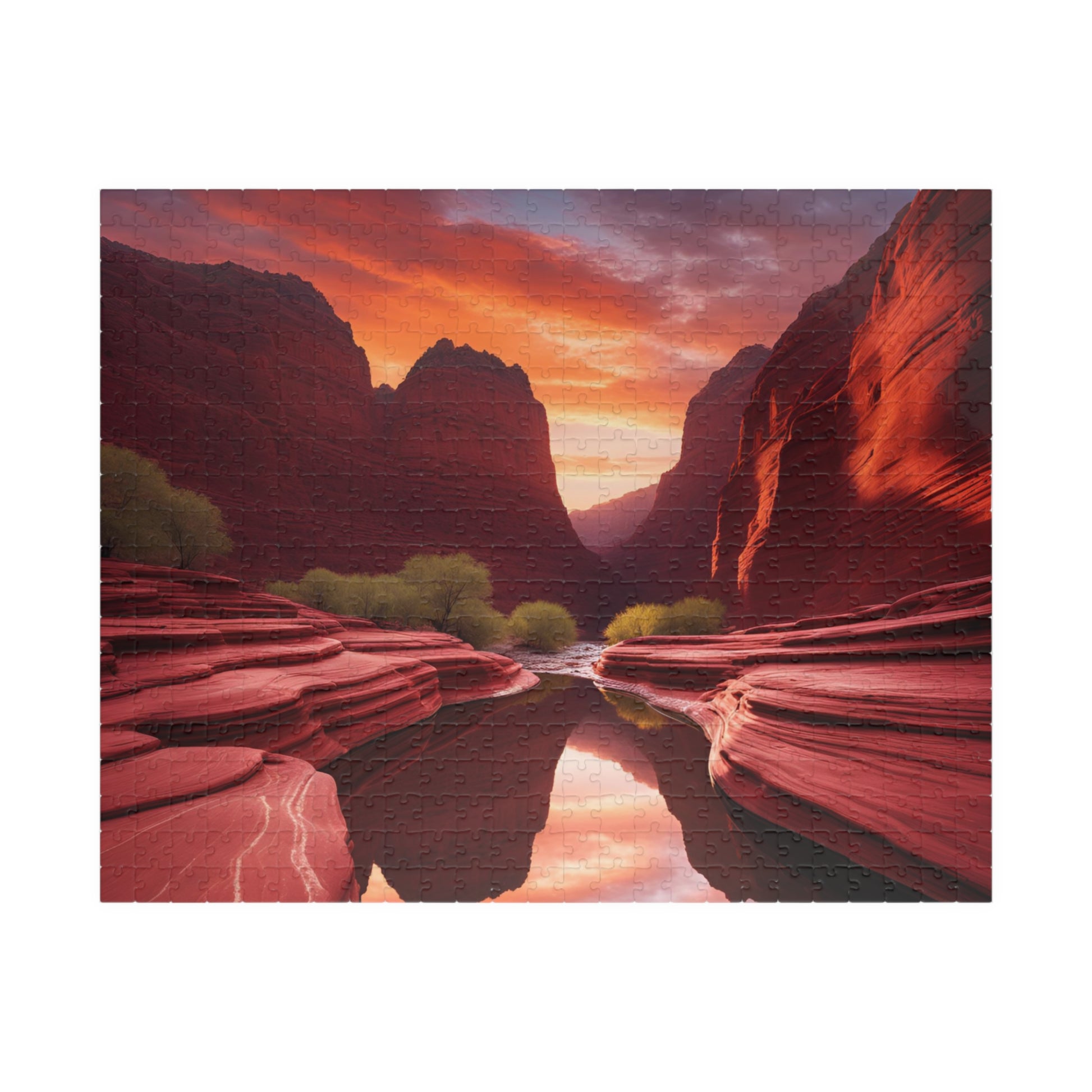 Stunning Sunset Puzzle for Adult, 110-1014 Piece Jigsaw for Family Fun Game, Relaxing Friend Gift for Nature Lover, Ideal for Cozy Nights In 520 pcs (Horizontal) Puzzle The Puzzle Chest