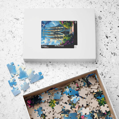 Sagrada Familia Puzzle - Barcelona Spain Landmark, Gaudi Architecture Monument Puzzle The Puzzle Chest