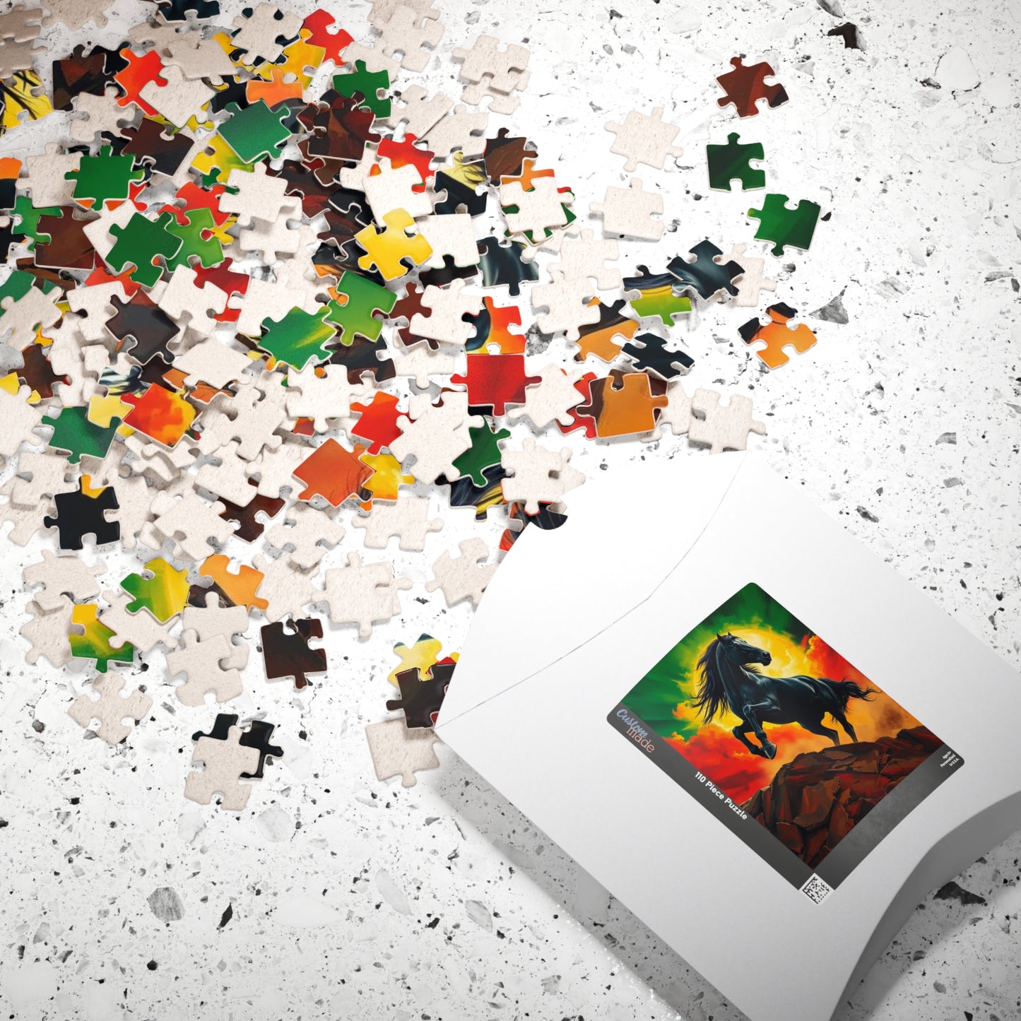 Majestic Horse Puzzle - 110, 252, 520, 1014-piece - Perfect for Horse Lovers, Mindfulness Activity, Family Game Night, Unique Gift Idea Puzzle The Puzzle Chest