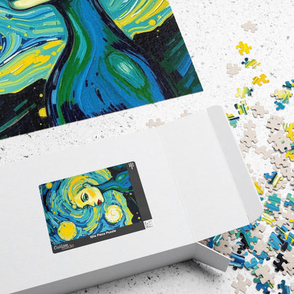 Artistic Woman-themed Puzzle, Colorful Abstract Puzzle for Art Lovers Puzzle The Puzzle Chest