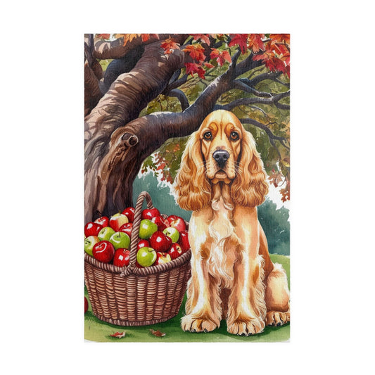 Autumn Dog Jigsaw Puzzle, Perfect for Family Game Night, Cocker Spaniel, Fall Decor, Gift for Dog Lovers and Animal Enthusiasts 1014 pcs (Vertical) Puzzle The Puzzle Chest