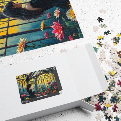 Twilight Flora Jigsaw Puzzle - A Gothic Garden, Gothic Greenhouse Game for Adult Dark Art Puzzle Lovers, Creative Gift for All Occasions