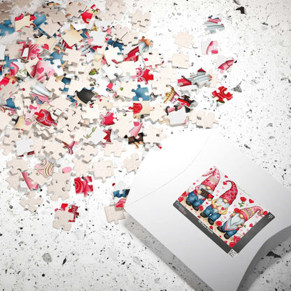 Valentine's Day Gnome Puzzle - Love Themed Jigsaw Game Puzzle The Puzzle Chest