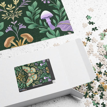 Vintage Butterfly Jigsaw Puzzle, 110-1014 Piece Blossoms and Vines Floral Artwork Jigsaw, Fun Family Activity, Unique Hobby Gift, Relaxing