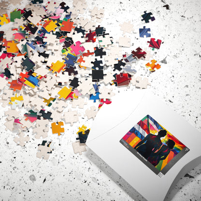 Shine Through Jigsaw Puzzle - A Puzzle of Pride, Pride Flags Puzzle, 110-1014 Piece Jigsaw for Family Fun, LGBTQ+ Gift, Group Activities Puzzle The Puzzle Chest