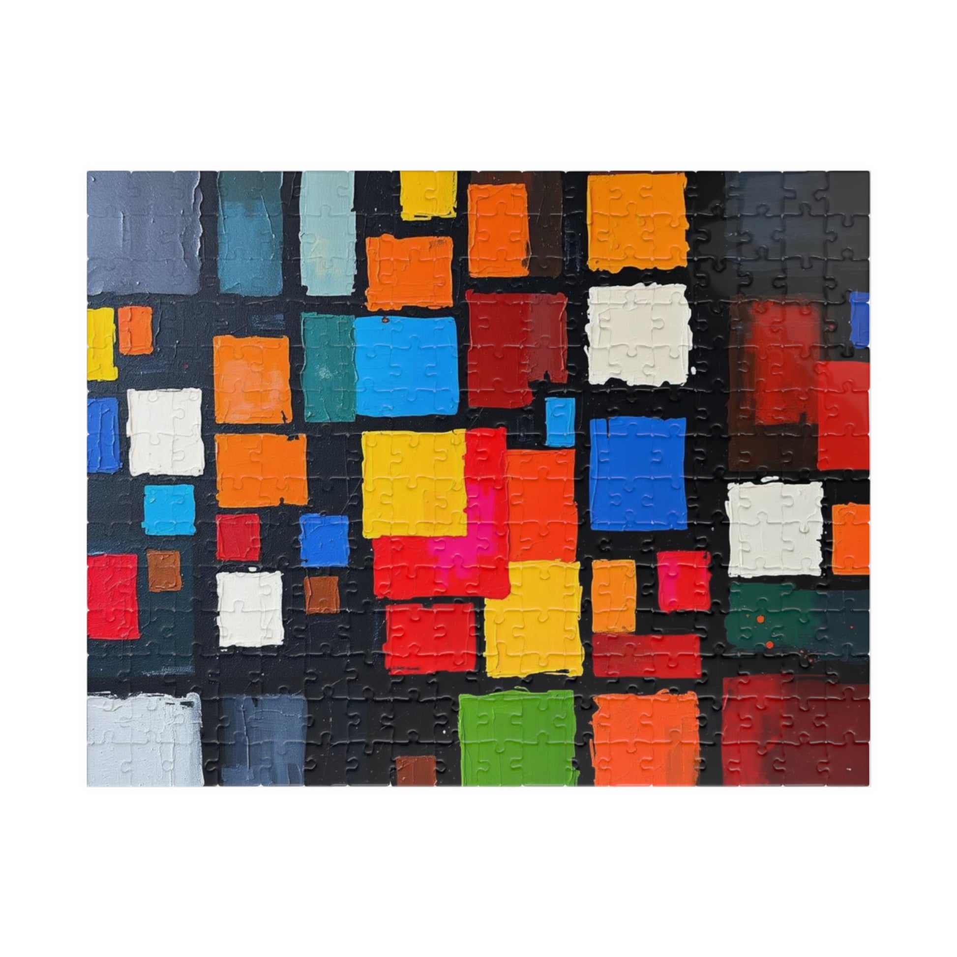 Colorful Abstract Puzzle for Art Lovers, Home Entertainment, Unique Gift for Friends and Family Activity Game Night, Adult Fun 252 pcs (Horizontal) Puzzle The Puzzle Chest