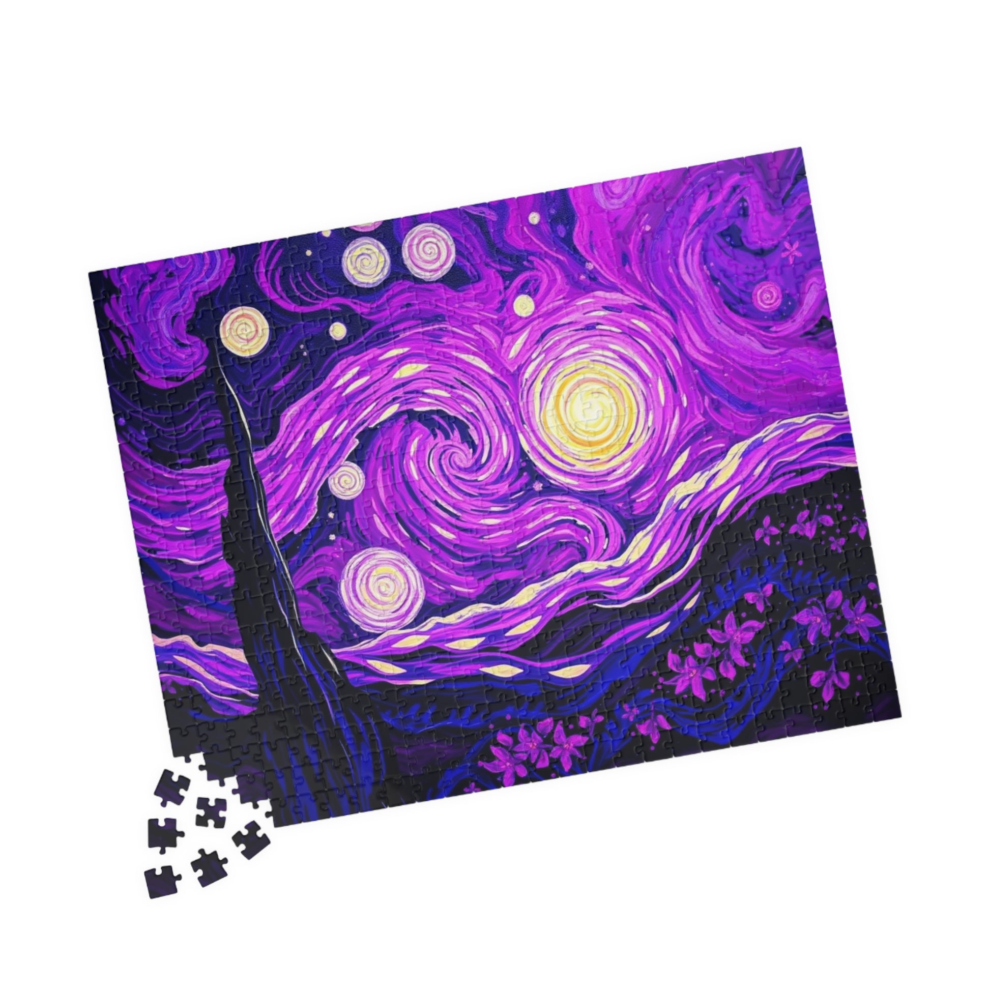 Starry Night Jigsaw Puzzle, Relaxing Art Puzzle for Adults, Home Entertainment Gift for Art Lover Family Game Nights Puzzle The Puzzle Chest