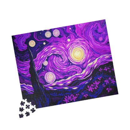 Starry Night Jigsaw Puzzle, Relaxing Art Puzzle for Adults, Home Entertainment Gift for Art Lover Family Game Nights Puzzle The Puzzle Chest