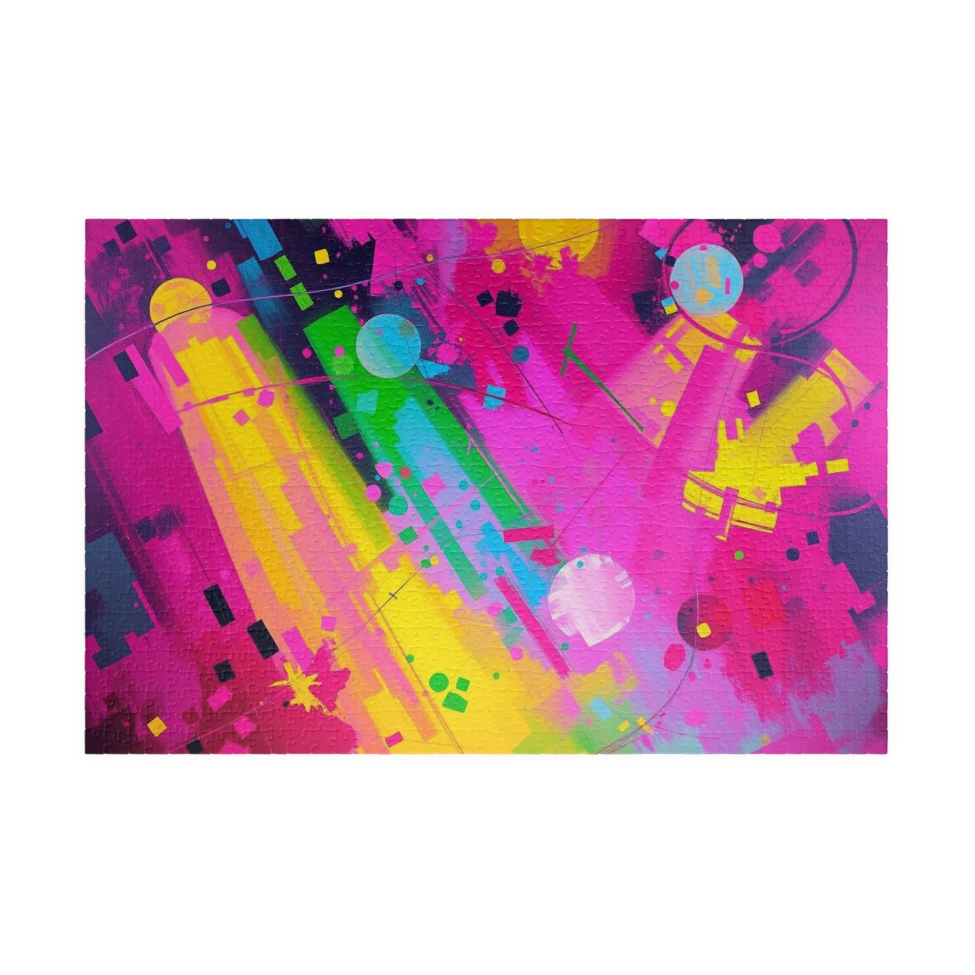 Vibrant Abstract Puzzle - Colorful Jigsaw Game for Adults 1014 pcs (Horizontal) Puzzle The Puzzle Chest