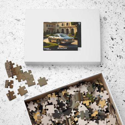 Vintage Car Puzzle - Silver 1965 Martin D85 Classic Auto Jigsaw Game Puzzle The Puzzle Chest