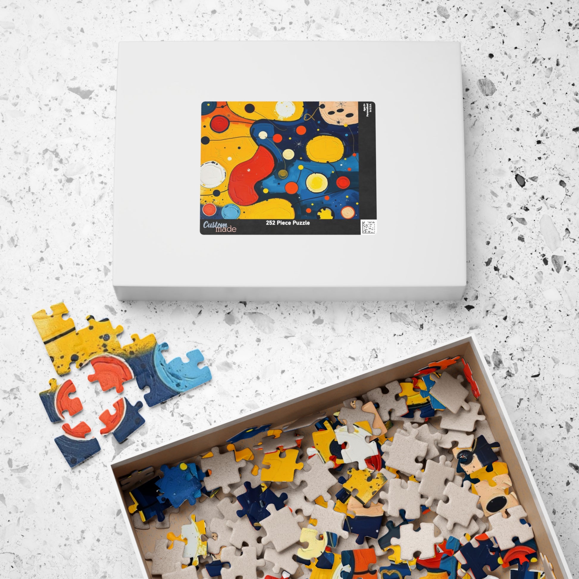 Colorful Abstract Puzzle - Modern Art Jigsaw Game Puzzle The Puzzle Chest