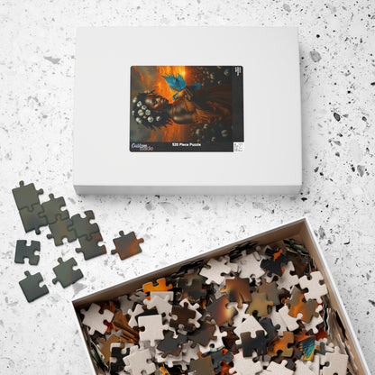 Black Woman in Cotton Field Jigsaw Puzzle, Black History African American Puzzle Art for Adults, Afrocentric Family Home Entertainment or Solo Fun, Friend Gift Puzzle The Puzzle Chest