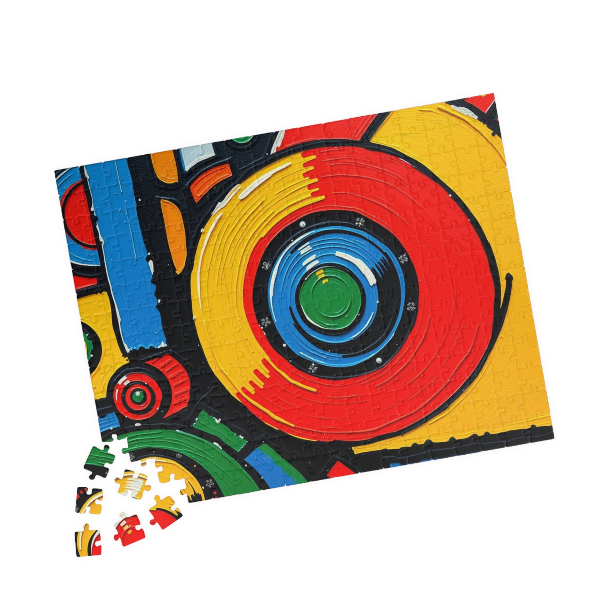 Colorful Abstract Jigsaw Puzzle, 110, 252, 520, 1014-piece, Mindful Fun, Art Lover Gift, Family Activity, Game Night Essential, Brain Teaser Puzzle The Puzzle Chest