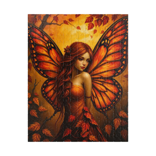 Autumn Spirit Fairy Puzzle, Enchanting Mystical Artwork for Puzzle Lover, Ideal Gift for Holiday, Collectible Art, Mindful Relaxing Activity
