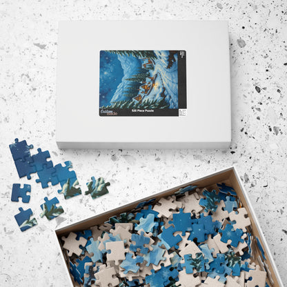 Winter Wonderland Puzzle - Cozy Home Scene, Jigsaw Puzzle for Family Fun, Holiday Activity, Gift Idea, Winter Decor, 110-1014 piece The Puzzle Chest