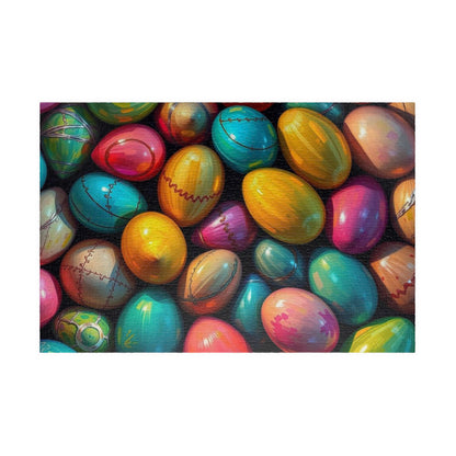 Colorful Easter Egg Puzzle, Collage Puzzle, Spring Puzzle Ideal for Family Activity, Adult DIY Craft, Family Fun Activity, Gift for Friends 1014 pcs (Horizontal) Puzzle The Puzzle Chest