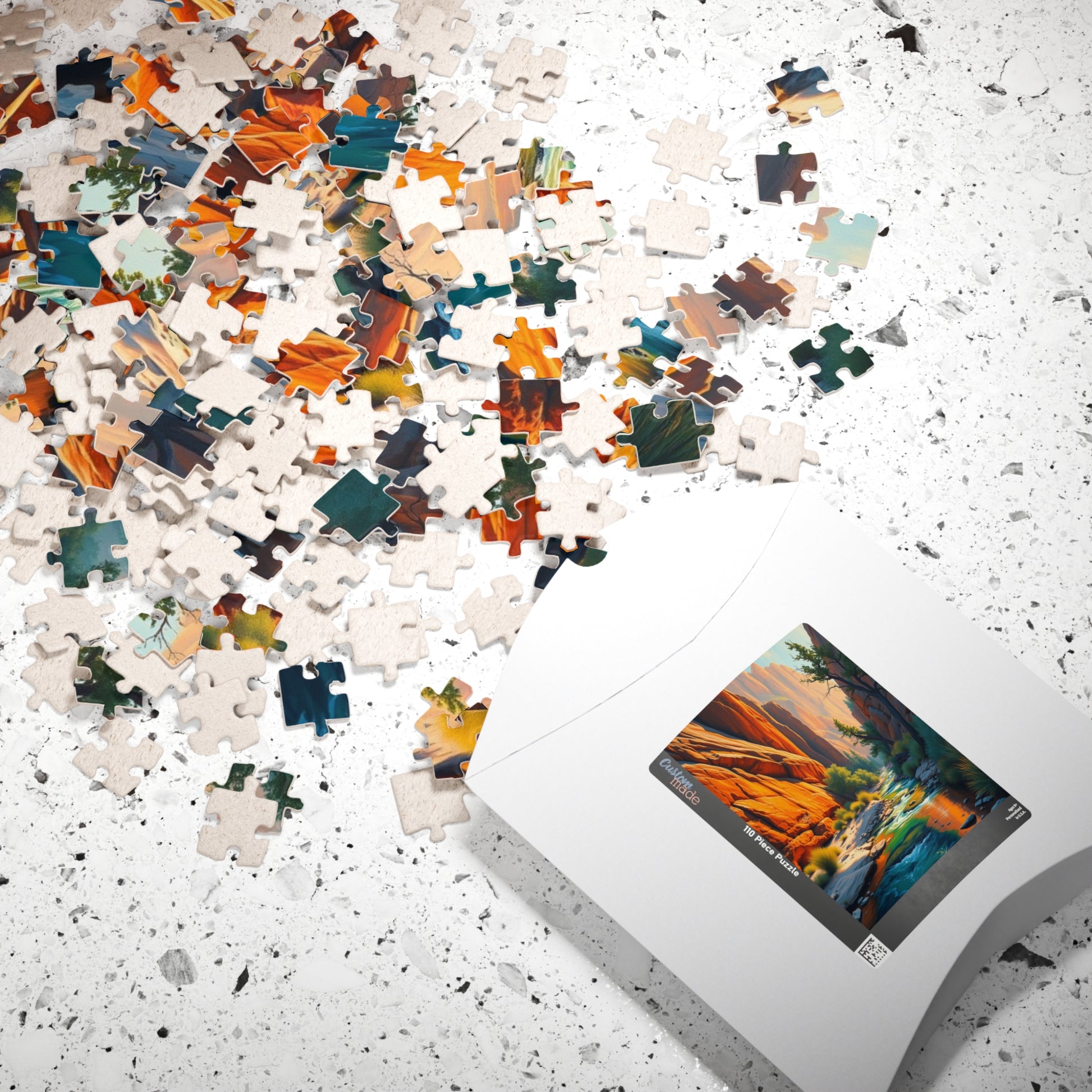 Scenic River Puzzle, 110-1014 Piece Jigsaw Game for Adults, Nature Lovers Gift, Family Game Night, Relaxing Art Decor Puzzle The Puzzle Chest