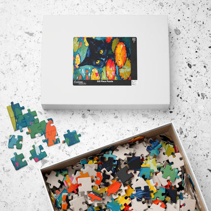 Water Lily Cat Jigsaw Puzzle, 110-1014 Piece Fun Gift for Cat Lovers, Family or Solo Activity, Home Décor, Brain Teaser