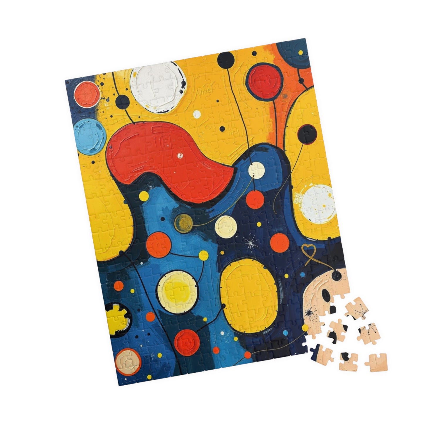 Colorful Abstract Puzzle - Modern Art Jigsaw Game Puzzle The Puzzle Chest