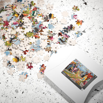 Easter Village Puzzle, Vibrant Spring Scene for Family Fun, 110-1014-Piece Jigsaw, Perfect for Holiday Gatherings, Gift Idea, Indoor Game Puzzle The Puzzle Chest