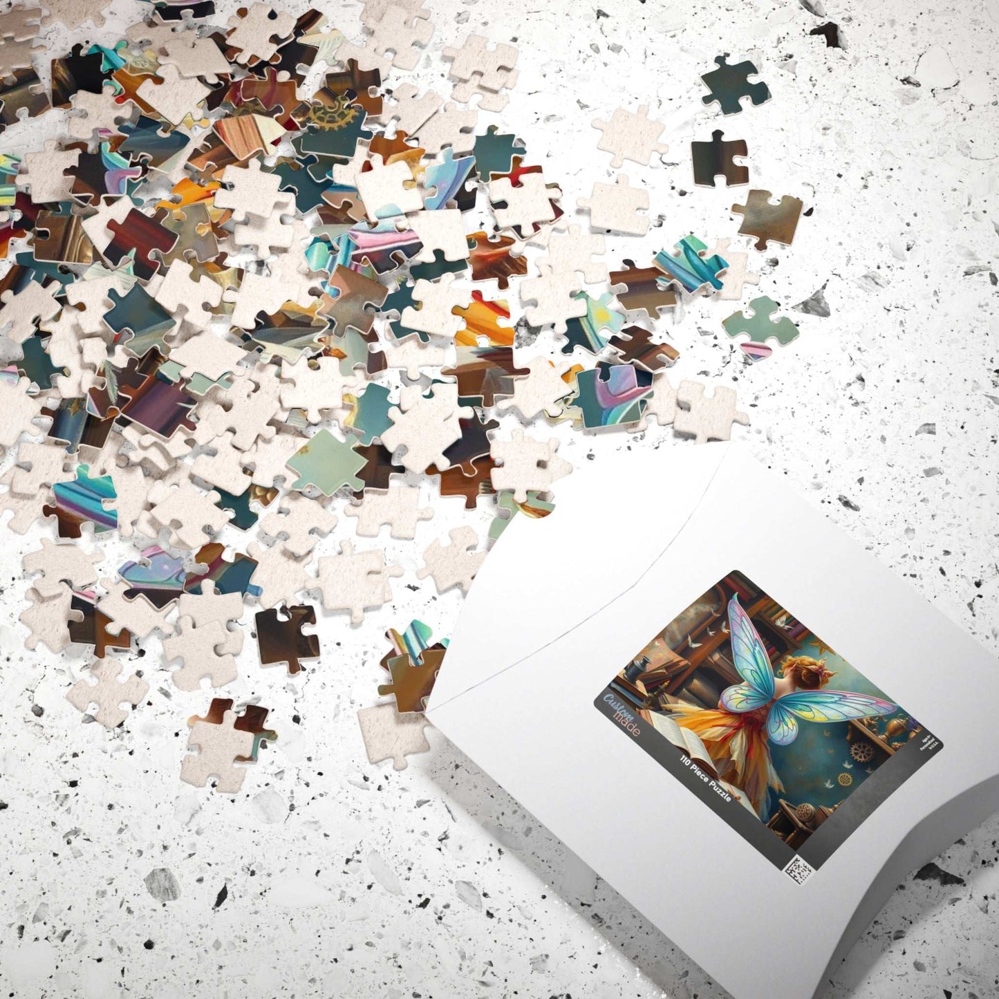 Fairy Steampunk Jigsaw Puzzle, Enchanting Adult Puzzle Lover Gift for Solo Fun or Family Activity, Birthday Holiday Gift Idea, Brain Teaser Puzzle The Puzzle Chest