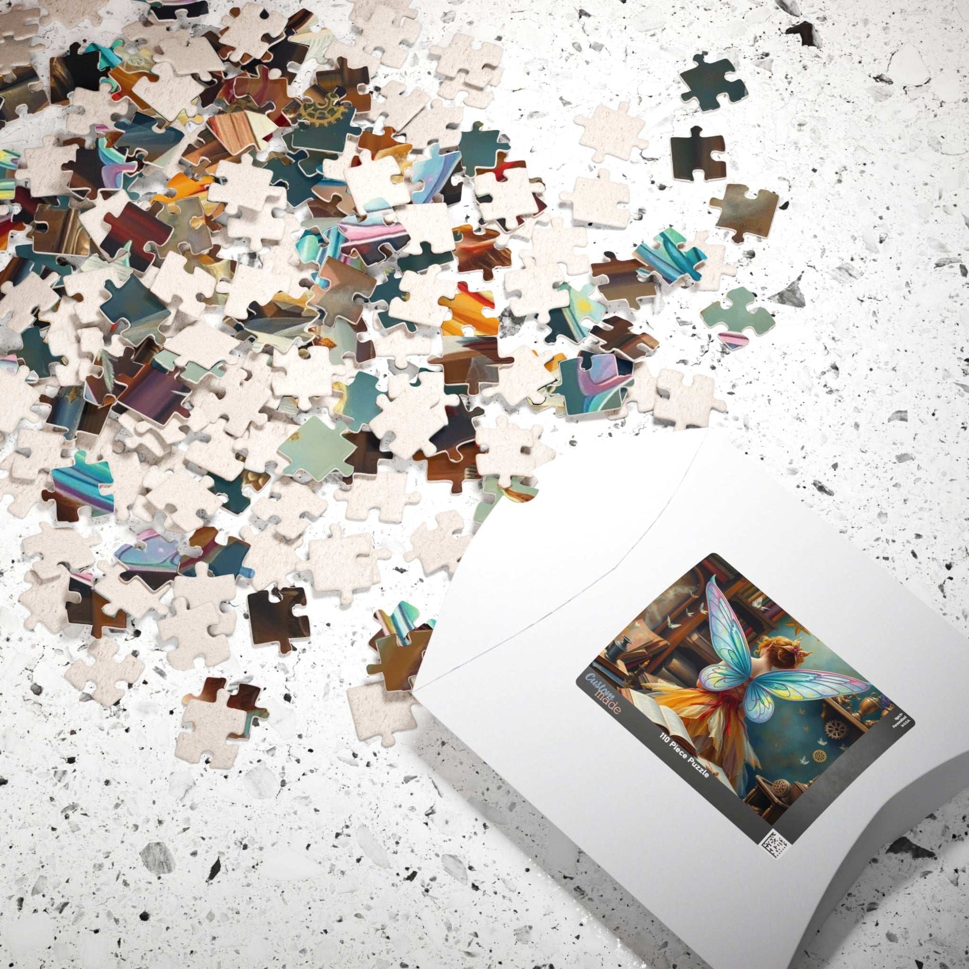 Fairy Steampunk Jigsaw Puzzle, Enchanting Adult Puzzle Lover Gift for Solo Fun or Family Activity, Birthday Holiday Gift Idea, Brain Teaser Puzzle The Puzzle Chest