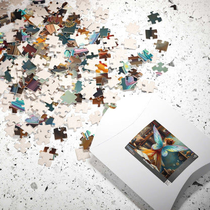 Fairy Steampunk Jigsaw Puzzle, Enchanting Adult Puzzle Lover Gift for Solo Fun or Family Activity, Birthday Holiday Gift Idea, Brain Teaser Puzzle The Puzzle Chest