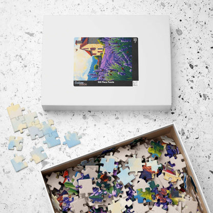 Lavender Field Puzzle, Tranquil Landscape Jigsaw, Gift for Nature Lovers, Home Decor, Family Activity, 110-1014 Pieces Puzzle The Puzzle Chest