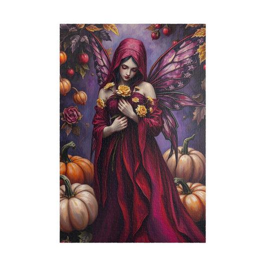 Withering Garden Fairy Jigsaw Puzzle, 110-1014 Piece Autumn Mythical Game for Family Activity, Puzzle Lover Gift, Halloween, Fantasy Art