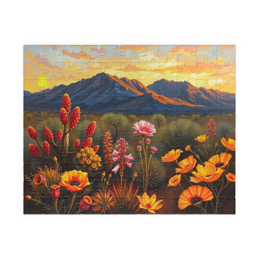Nature Landscape Puzzle, 110-1014 Piece Mountain View Jigsaw Game, Mindfulness Activity, Gift for Nature Lover, Family Game Night Indoor Fun 110 pcs (Horizontal) Puzzle The Puzzle Chest