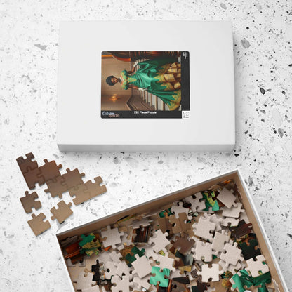 Victorian Ballroom Dance Jigsaw Puzzle - Black Woman, African American Puzzle The Puzzle Chest