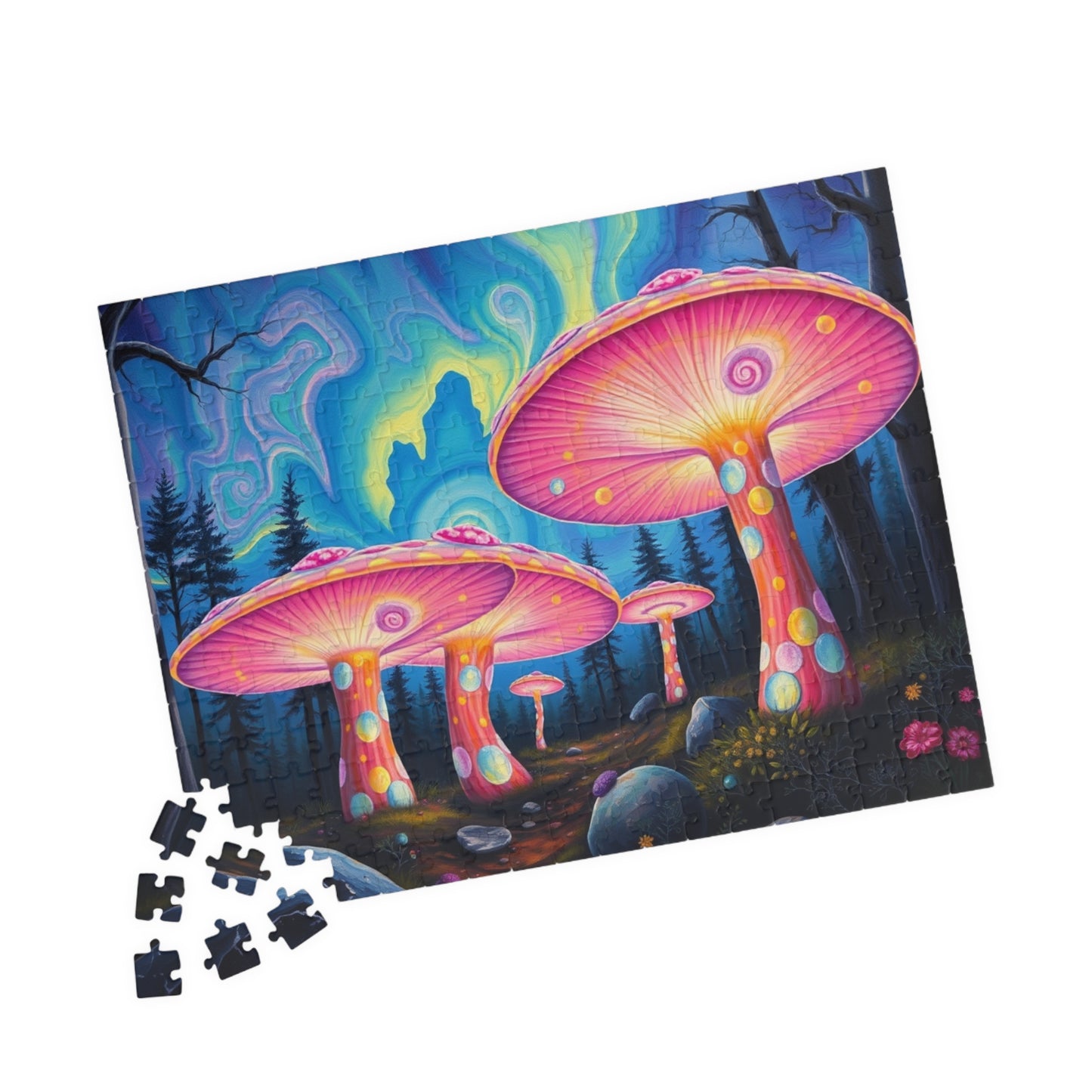 Magical Mushroom Puzzle, Enchanting Fantasy Jigsaw Puzzle for Adults, Holiday or Birthday Gift for Friend, Puzzle Lover and Art Enthusiast Puzzle The Puzzle Chest