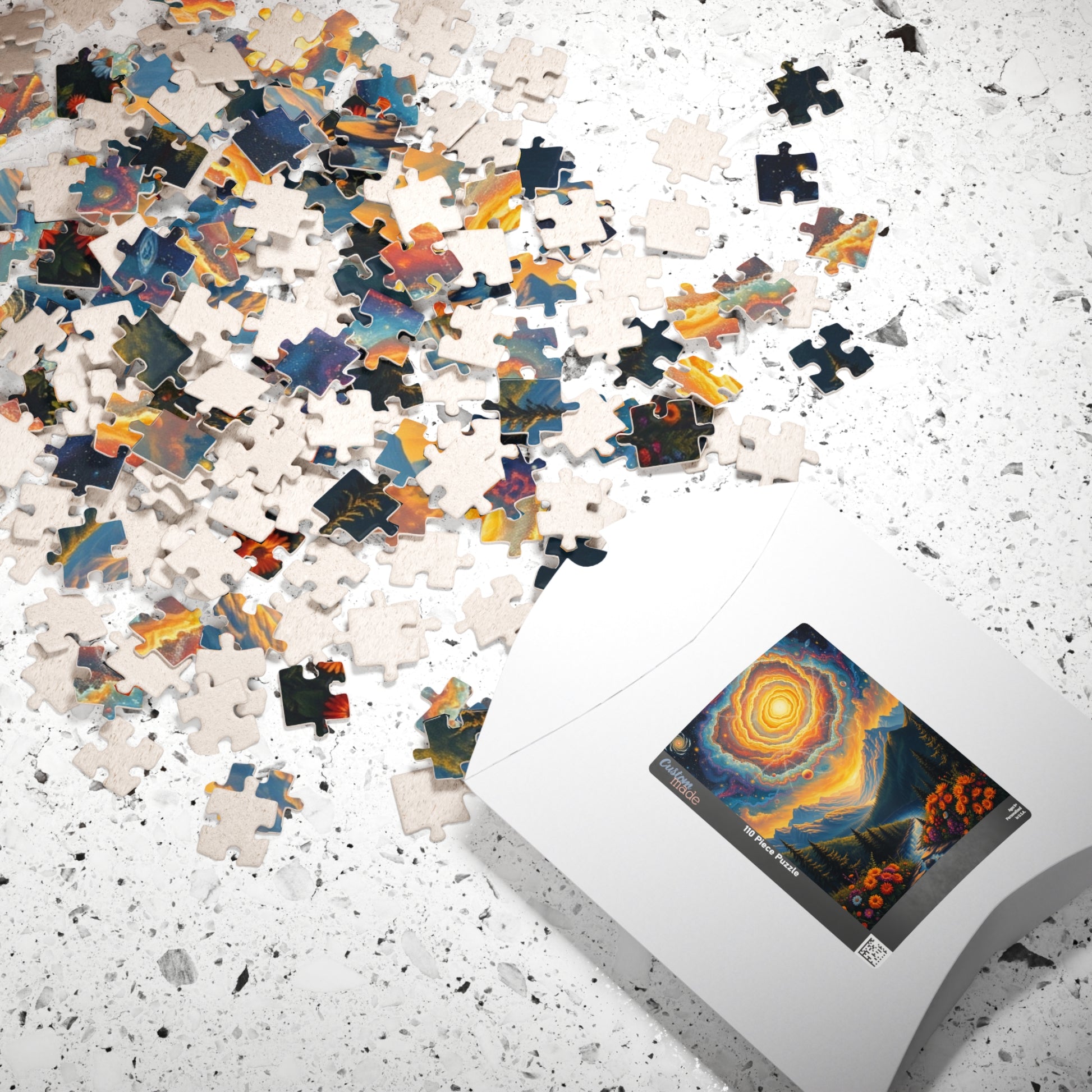 Stunning Cosmic Landscape Puzzle - 110, 252, 520, 1014-piece, Family Activity, Space Lover Gift, Home Decor, Unique Gift Idea Puzzle The Puzzle Chest